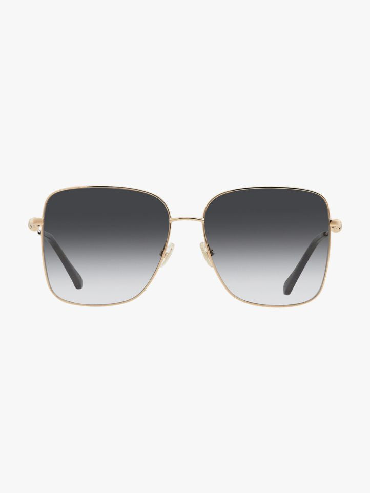 [ARRIVING] JIMMY CHOO Grey Gradient Square Ladies Sunglasses image 0