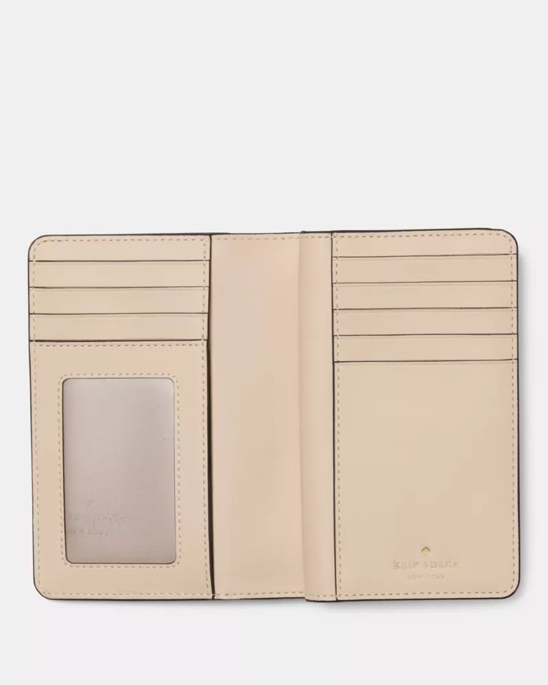 KATE SPADE Spade Flower Embroidered Medium Bifold Wallet image 1