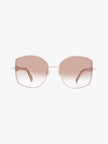 [ARRIVING] SALVATORE FERRAGAMO Brown Gradient Butterfly Ladies Sunglasses image 0