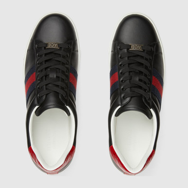GUCCI Ace Sneakers with Web Stripe for Men image 1