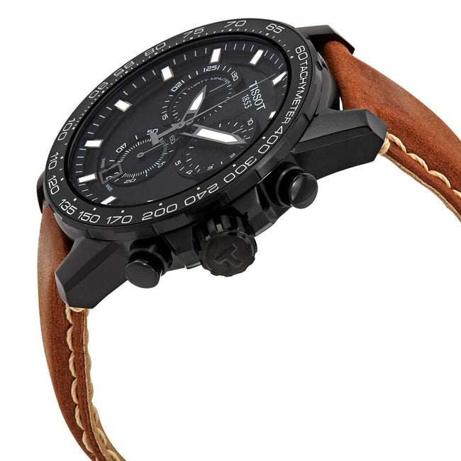 TISSOT Supersport Chronograph Quartz Black Dial Men's Watch image 1