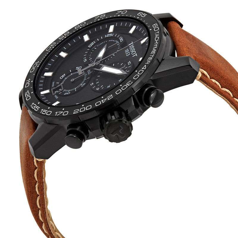 TISSOT Supersport Chronograph Quartz Black Dial Men's Watch image 1