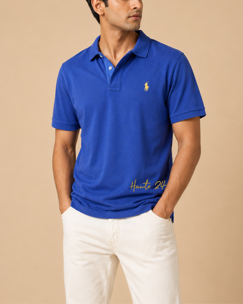 RALPH LAUREN logo-embroidered short-sleeve polo shirt
