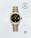[Store Display] ROLEX Datejust Black Diamond Jubilee Yellow Gold Stainless Steel 26 mm