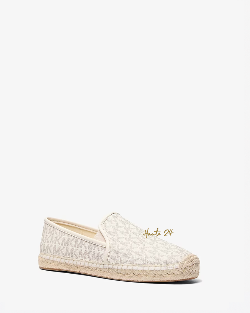 MICHAEL KORS Hastings Signature Logo Slip-On Espadrille