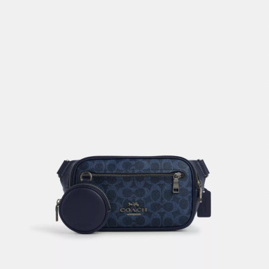 COACH Elias Belt Bag In Signature Canvas image 1