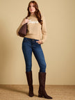 Guess Demelza Faux-Suede Hobo Bag - Brown image 1