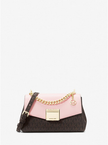 MICHAEL KORS  Lita Small Two-Tone Logo and Leather Crossbody Bag image 3