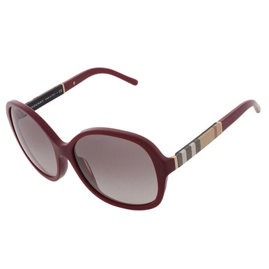 BURBERRY   Gradient Grey Round Ladies Sunglasses ( Arriving In Delhi ) image 1