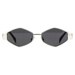 [AT DELHI] CELINE Triomphe Metal 02 Sunglasses In Metal CL 40254U 28A 54 - Silver image 1