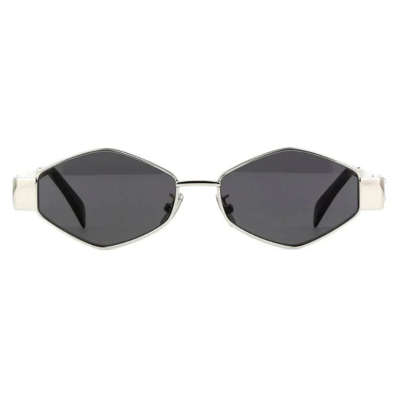 [AT DELHI] CELINE Triomphe Metal 02 Sunglasses In Metal CL 40254U 28A 54 - Silver image 1