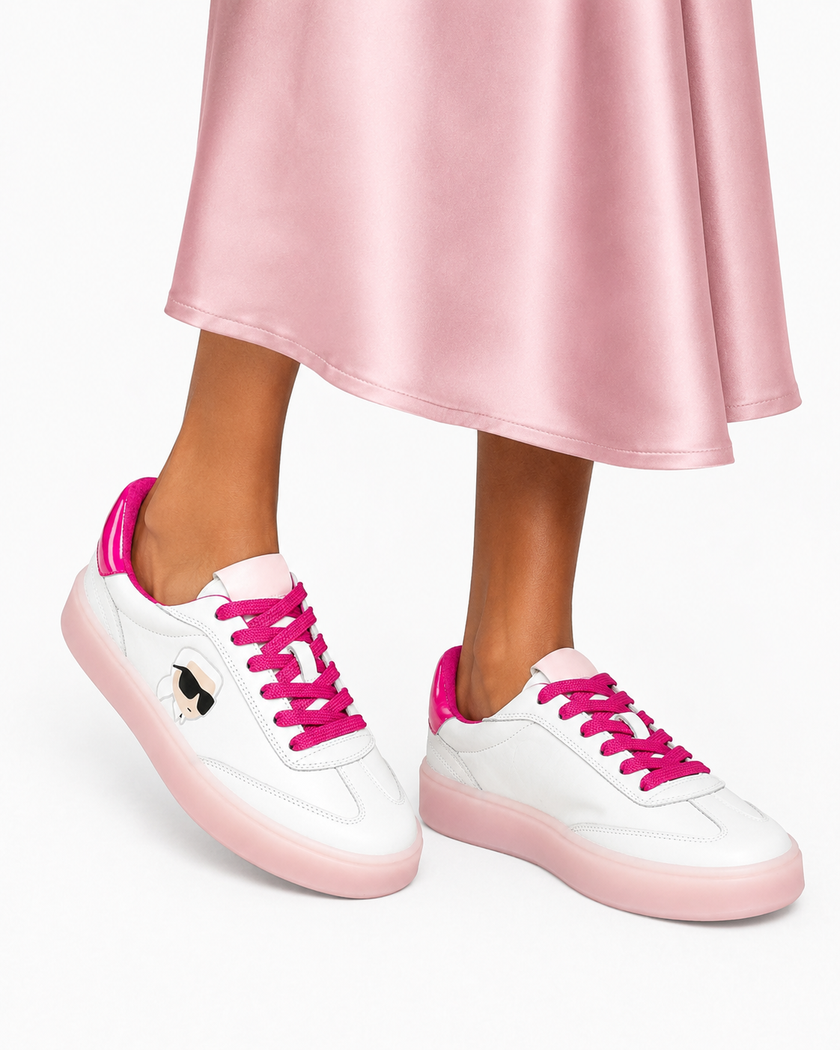 KARL LAGERFELD SUMAVA KARL HEAD SNEAKER WITH GUM BOTTOM