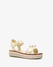 MICHAEL KORS Richie Metallic Platform Espadrille Sandal