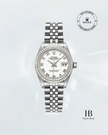 [Store Display] ROLEX  Datejust White Roman Jubilee Stainless Steel 26 mm
