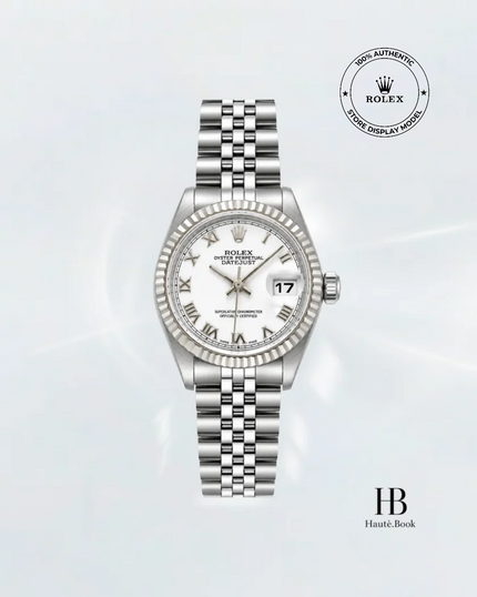 [Store Display] ROLEX  Datejust White Roman Jubilee Stainless Steel 26 mm