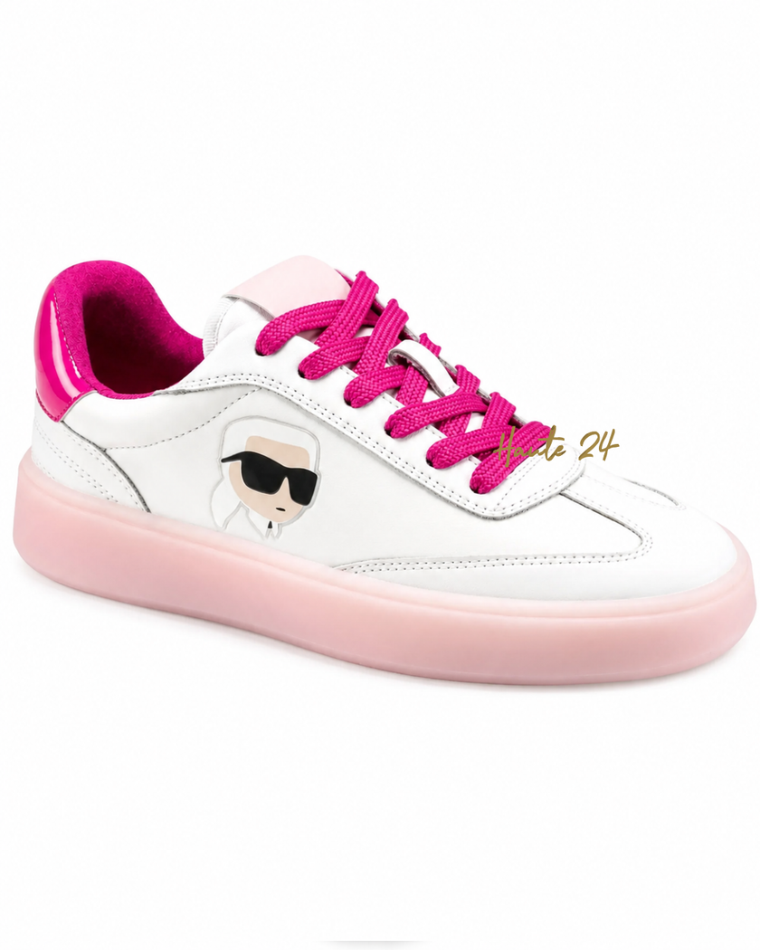 KARL LAGERFELD SUMAVA KARL HEAD SNEAKER WITH GUM BOTTOM