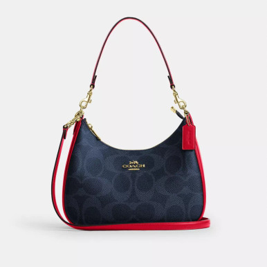 COACH Teri Hobo Bag In Signature Canvas image 2