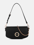 Guess Lumina Saffiano Shoulder Bag - Black image 0