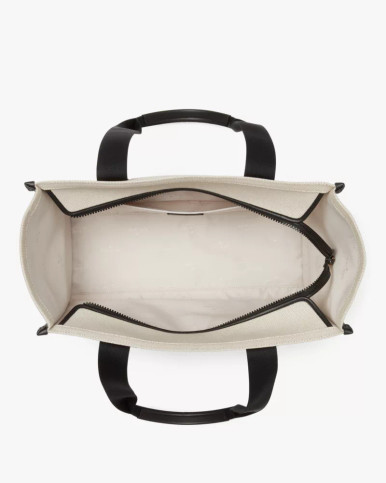 Kate Spade Kip Canvas Large Tote - Natural Multi ( Arriving In Delhi ) image 1