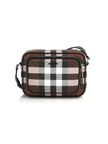 BURBERRY Bio-Based Check Crossbody Bag - Dark Birch image 2