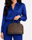 [RUNWAY/UN-USED]LOUIS VUITTON Damier Alma Brown Bag