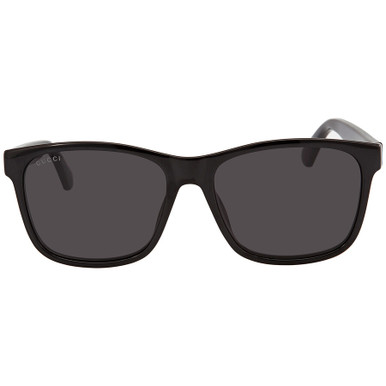 GUCCI Grey Rectangular Men's Sunglasses  GG0746S 001 57 image 3