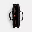 COACH Theo Work Bag In Signature Jacquard - Black image 2