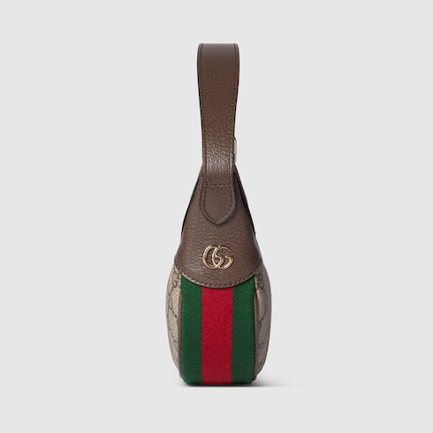 GUCCI Ophidia Small Shoulder Bag - Beige And Dark Brown image 3