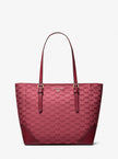 [ARRIVING] MICHAEL KORS Aria Large Signature Logo Jacquard Tote Bag image 0