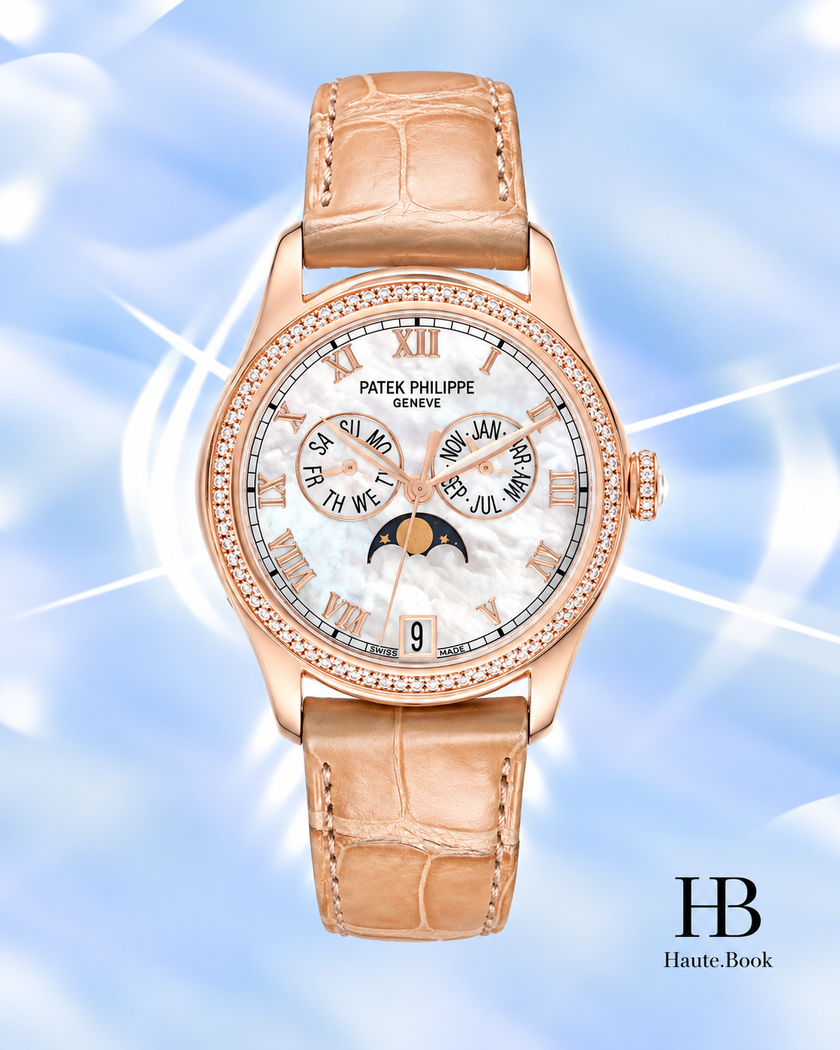 Patek Philippe Annual Calendar Rose Gold Diamond Mother-of-Pearl Dial 4936R-001 37 mm