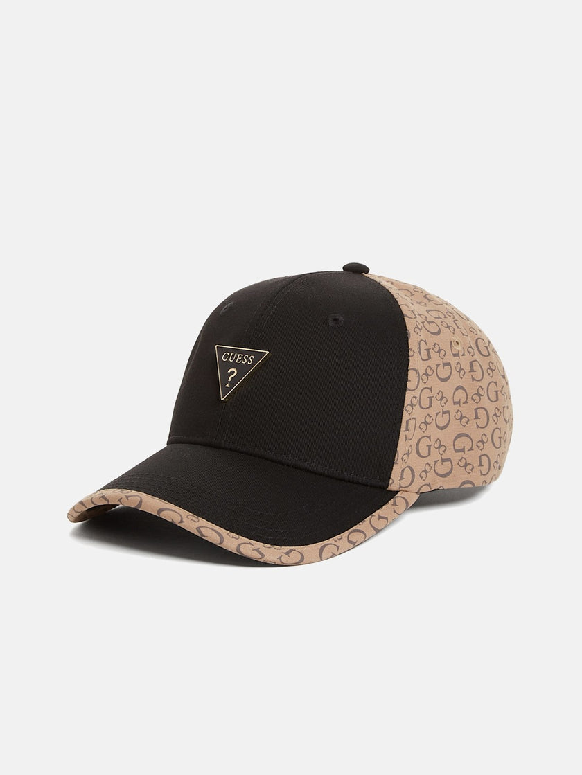 Guess Color-Block Logo Baseball Hat - Black image 0