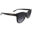 JIMMY CHOO Dark Grey Gradient Butterfly Ladies Sunglasses (Arriving In Delhi) image 1