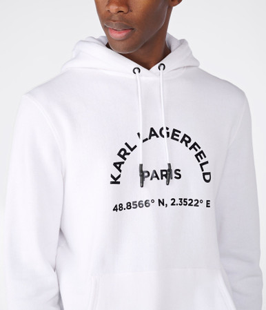KARL LAGERFELD Latitude/longitude Hoodie image 1