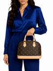 [RUNWAY/UN-USED]LOUIS VUITTON  Monogram Alma BB Brown