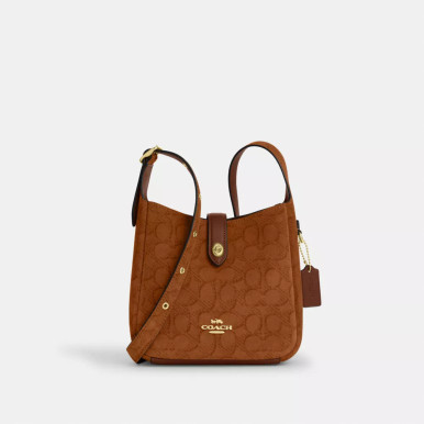 COACH Hadley Mini Crossbody Bag In Signature Suede image 2
