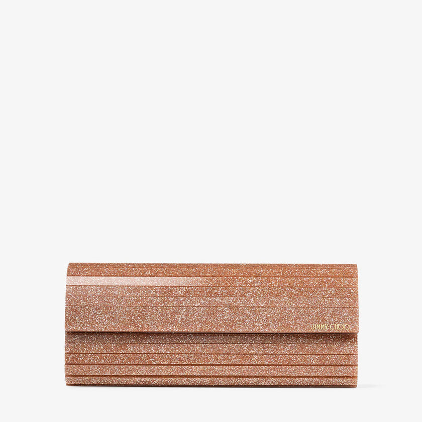 JIMMY CHOO Sweetie Rose Fine Glitter Acrylic Clutch Bag (@Delhi Studio) image 2