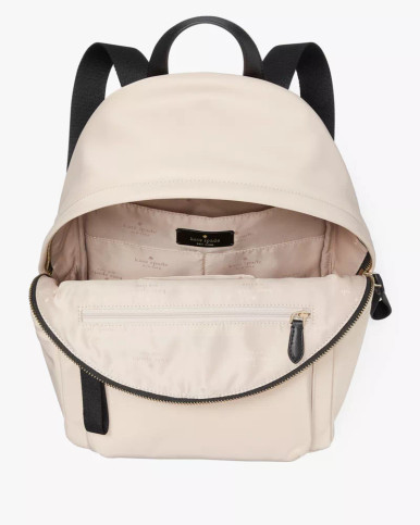 KATE SPADE Chelsea Nylon Medium Backpack Warm Beige Multi image 2