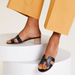 [AT DELHI] HERMES Oasis sandal - Black image 1