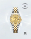 [Store Display] ROLEX Datejust Champagne Diamond Jubilee Yellow Gold Stainless Steel 36 mm