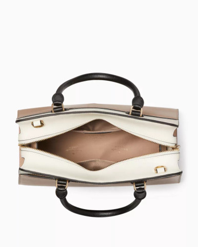 KATE SPADE  Madison Medium Satchel - Toasted Hazelnut Multi image 2