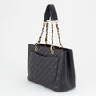 CHANEL GST Black Caviar Gold Hardware