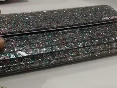 JIMMY CHOO Sweetie  Acrylic Clutch Bag with Chain image 6