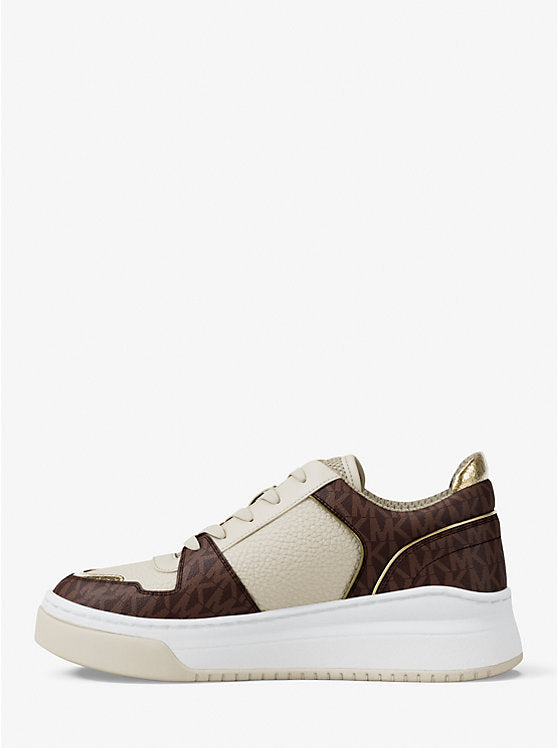 MICHAEL KORS Lexi Mixed-Media Sneaker image 1