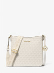MICHAEL KORS  Jet Set Travel Small Signature Logo Messenger Bag - Lt Crm Multi image 0