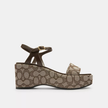 COACH Gale Wedge Sandal In Signature Jacquard image 2