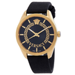 VERSACE New V Circle Quartz Black Dial Ladies Watch image 0