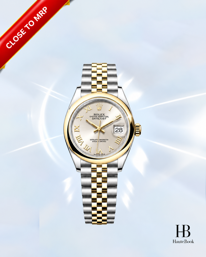 [At MRP] [Brand New] Rolex Lady-Datejust Silver Dial Yellow Rolesor Jubilee 279163 28 mm