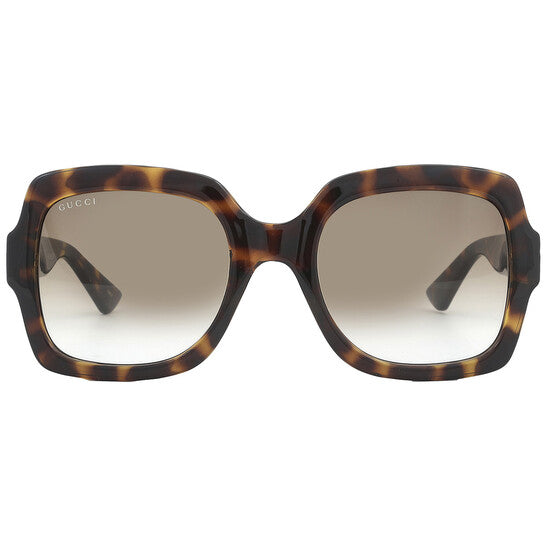 GUCCI Brown Gradient Square Ladies Sunglasses (Arriving In Delhi) image 0