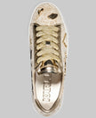 KARL LAGERFELD Cate Pins Lace Up Sneaker - Gold image 1