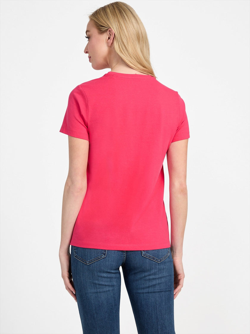 GUESS Eco Crewneck Lettie Tee - Red image 1